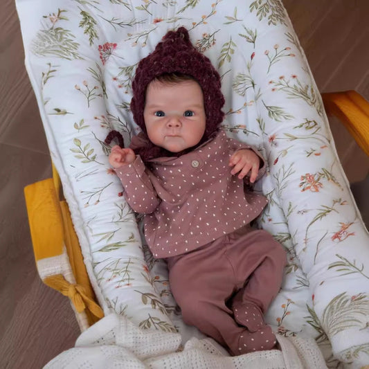 18 pollici Irma Occhi aperti Capelli corti Bambola Reborn Femmine-Bettie