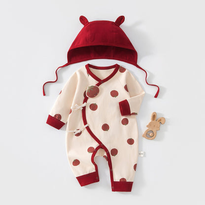 Completo da 2 pezzi con body e cappellino a tema cartoni animati per bambole reborn da 45 a 55 cm