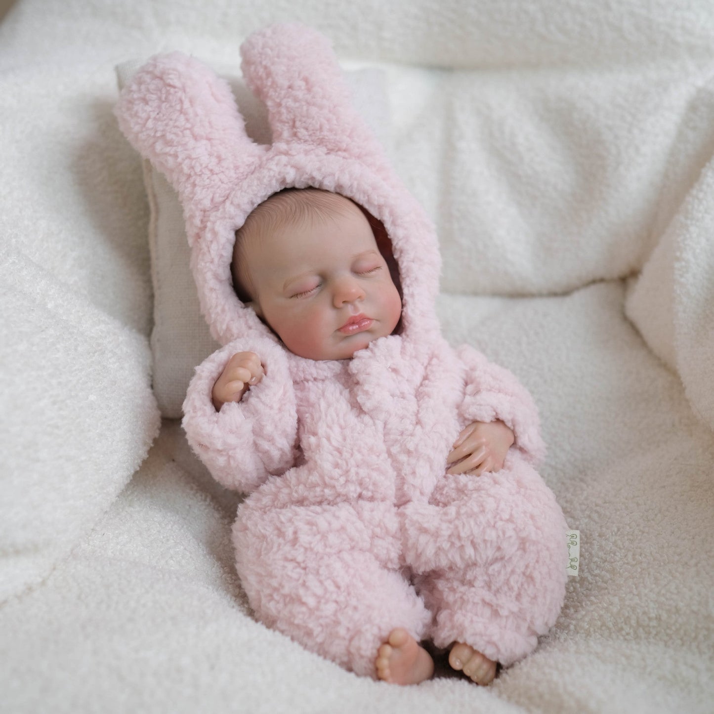 Bambola Reborn Mini realistica da 30 cm ragazza addormentata - Loulou