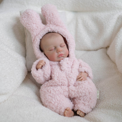 Bambola Reborn Mini realistica da 30 cm ragazza addormentata - Loulou