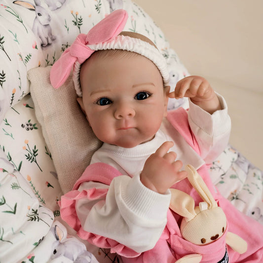 Bambola reborn Ophelia Blue Eyes da 18 pollici ragazza Bettie