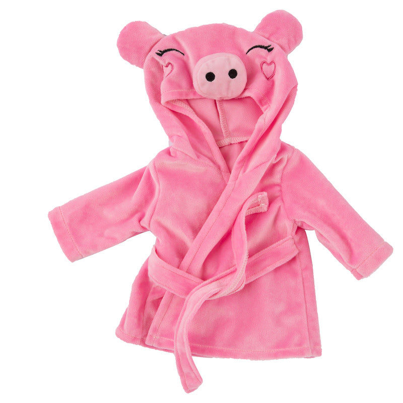 Cartoon Plush Robe for 12-14 Inches Dolls