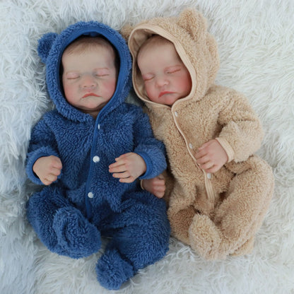 Bambola reborn realistica da 18 pollici che dorme gemella - Levi