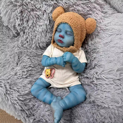 19 inch Reborn Doll with Closed Eyes Avatar-Loulou