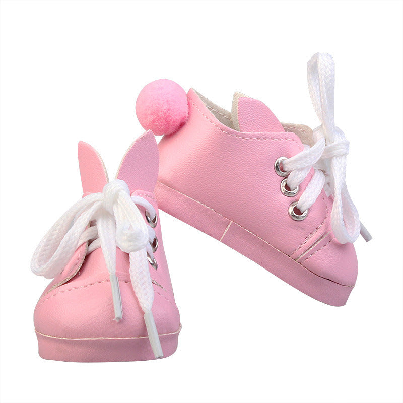 Cute Bunny Shoes for 17-18 Inches Reborn Dolls