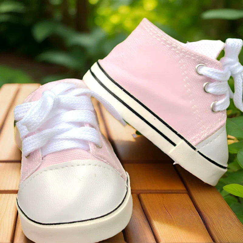 High Top Canvas Shoes for 50-55cm Reborn Doll
