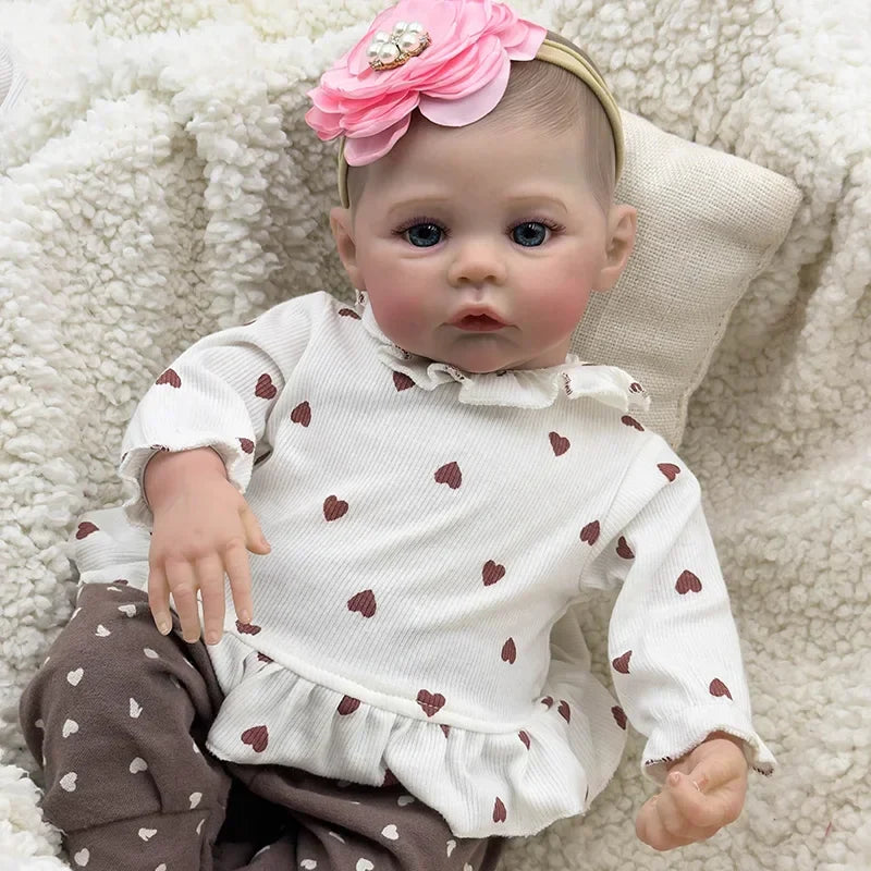 18 inches Blue Eyes Reborn Doll Girls-Meadow