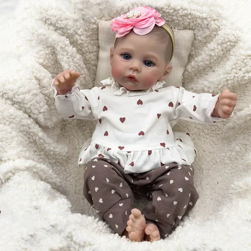 18 inches Blue Eyes Reborn Doll Girls-Meadow