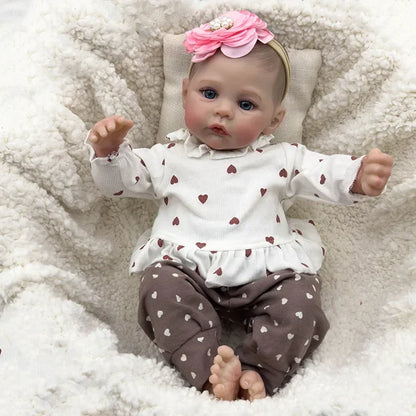 18 inches Blue Eyes Reborn Doll Girls-Meadow