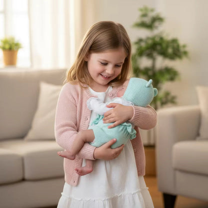 Bambola Reborn 3D da 48 cm con pelle che dorme Pascale