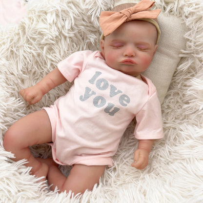 20 Inches Lifelike Rosalie Reborn Dolls Girl In Pink Clothes