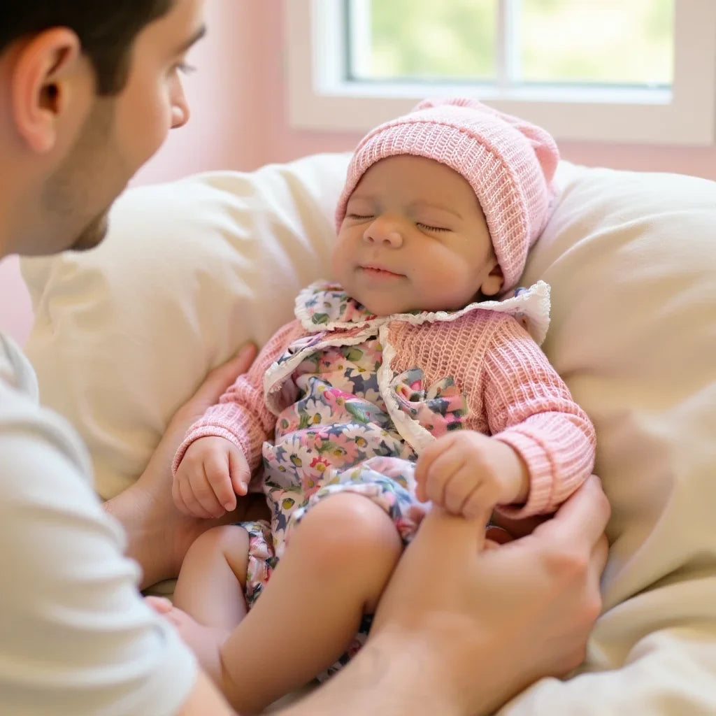 Sorelle gemelle reborn in silicone da 30 cm: Pascale e Vivienne