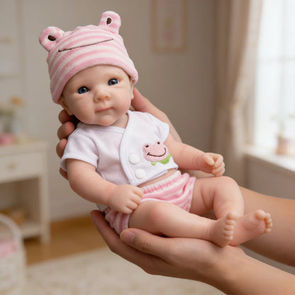 30cm Full Silicone Bettie Reborn Baby Girl in Pink Clothes