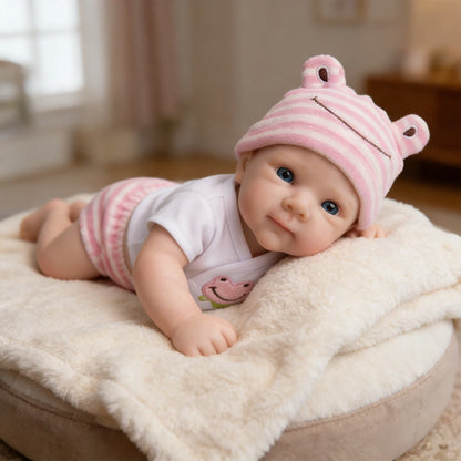 30cm Full Silicone Bettie Reborn Baby Girl in Pink Clothes