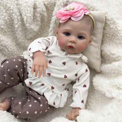 18 inches Blue Eyes Reborn Doll Girls-Meadow
