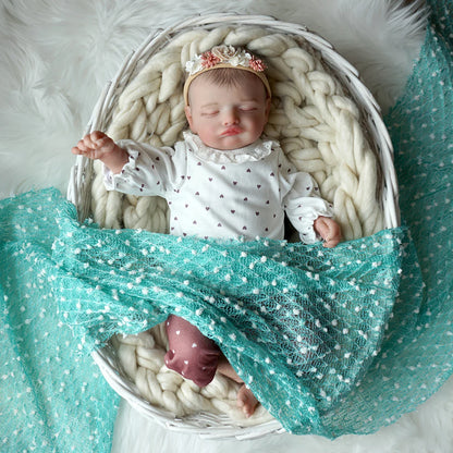 20 Inches Lifelike Closed Eyes Reborn Doll-Rosalie