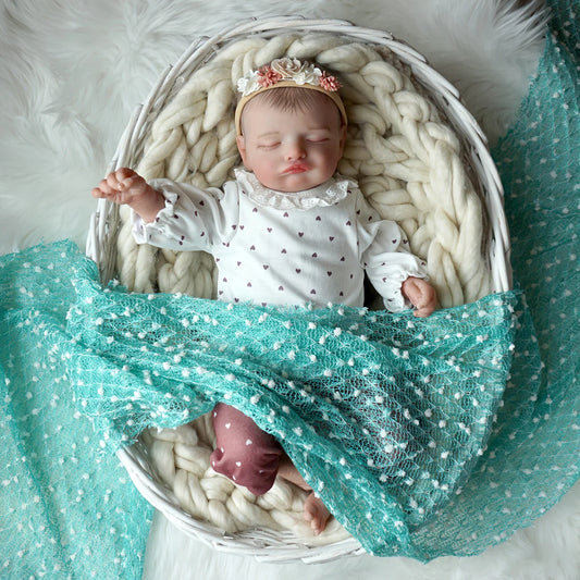 20 Inches Lifelike Closed Eyes Reborn Doll-Rosalie
