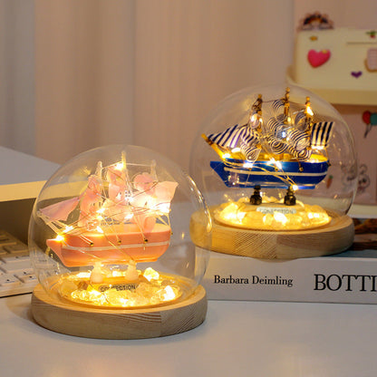 Luce notturna 3D per vela creativa