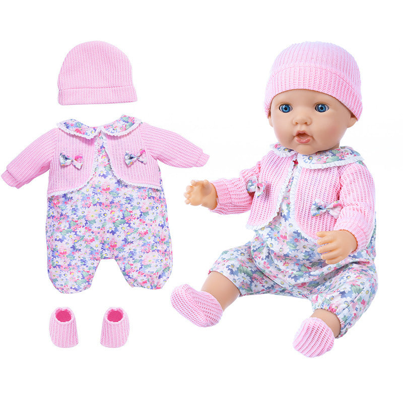 Floral Printing Clothes Set for 17-18 Inches Reborn Dolls