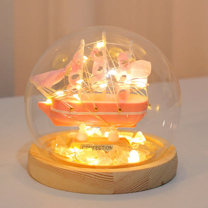 Luce notturna 3D per vela creativa