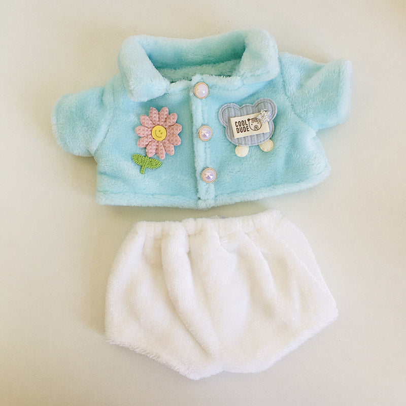 Set di vestiti di peluche per bambole reborn da 30 cm