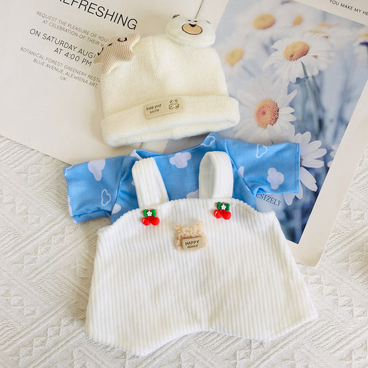 Cappello e tuta a forma di stella marina, set da 3 pezzi per bambole reborn da 30 cm