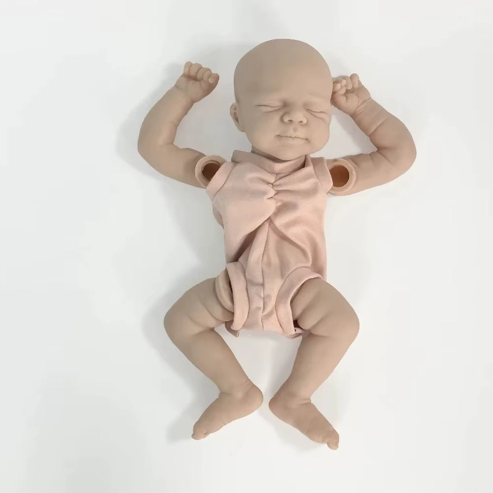 Unfinished 19 Inch Closed Eyes Reborn Pascale Doll Kit