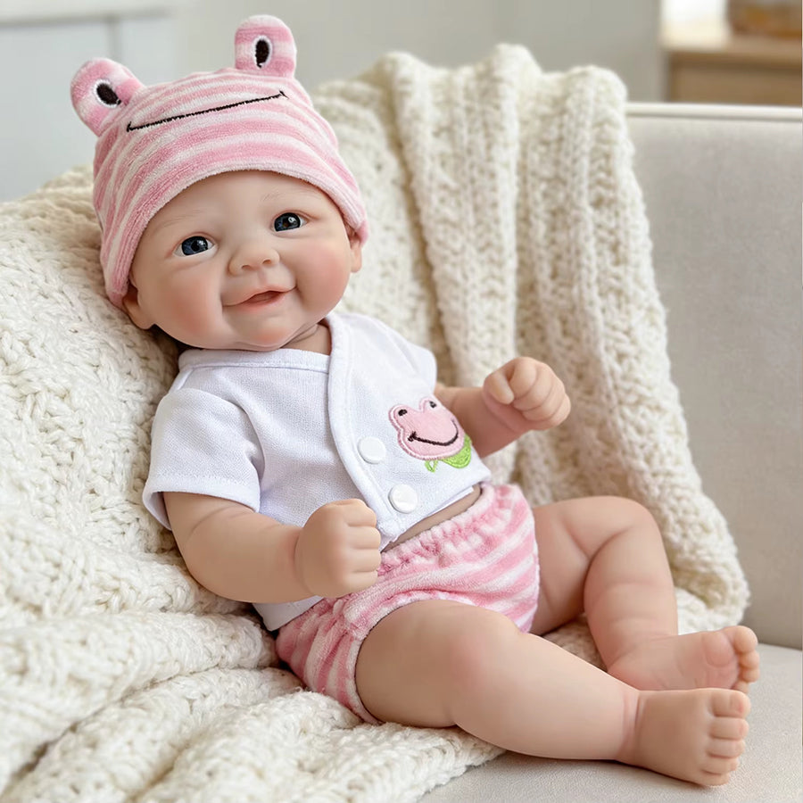 30cm Full Silicone Soft Reborn Doll Girl Vivienne