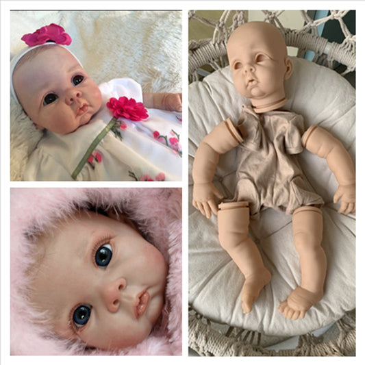 22 inch Chrissy DIY Blank Reborn Doll Kit Eyes Open