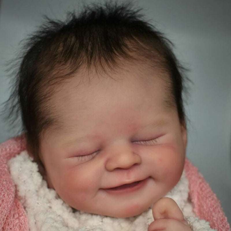 Alisha Smiley Face 21 inch Reborn Doll Kit