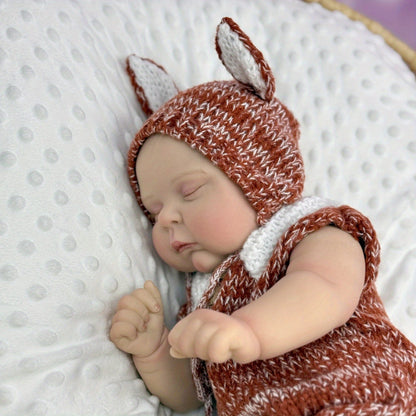 20 Inches 3D Skin Soft Body Sleeping Reborn Doll- Peaches