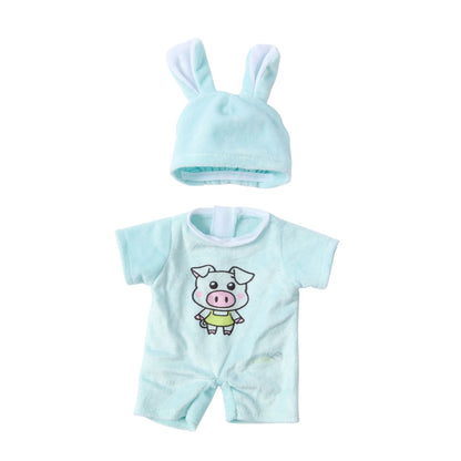 Completo da 2 pezzi con cartoni animati per bambole reborn da 30 cm