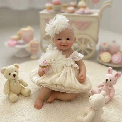 Mini bambole reborn in silicone da 6 pollici sorelle gemelle - Loulou e Vivienne