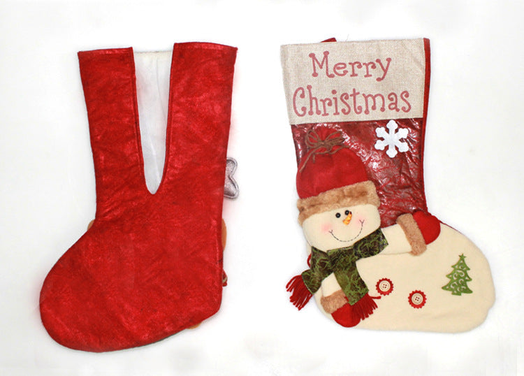 Christmas themed sleeping bag with hat for 16-22 inch dolls