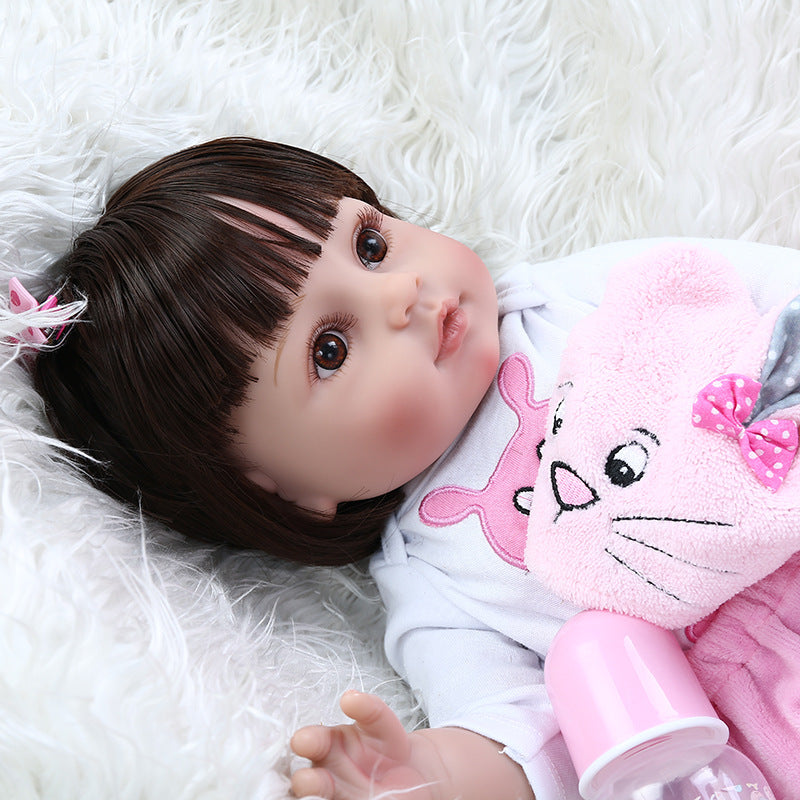 19 inch Cute Open Eyes Reborn Dolls Girls