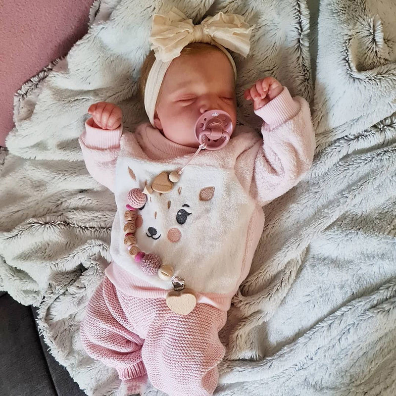 Bambole Reborn Femmine Realistico Doux Thera 22 pollici